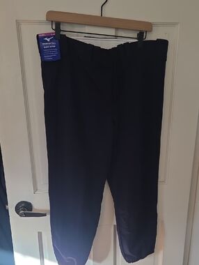 Mizuno Women's Navy Elastic Bottom Softball Pants